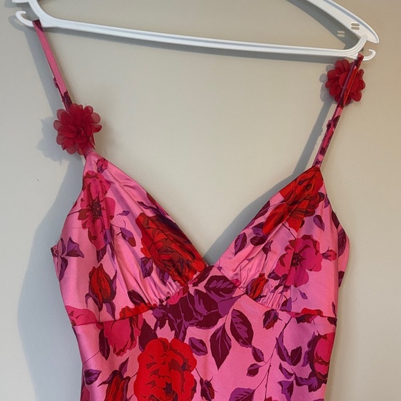 Crystal Sky Floral Pink Maxi Dress size small - Picture 4 of 11